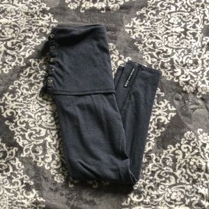 Marc New York leggings wide fold over skirt on top